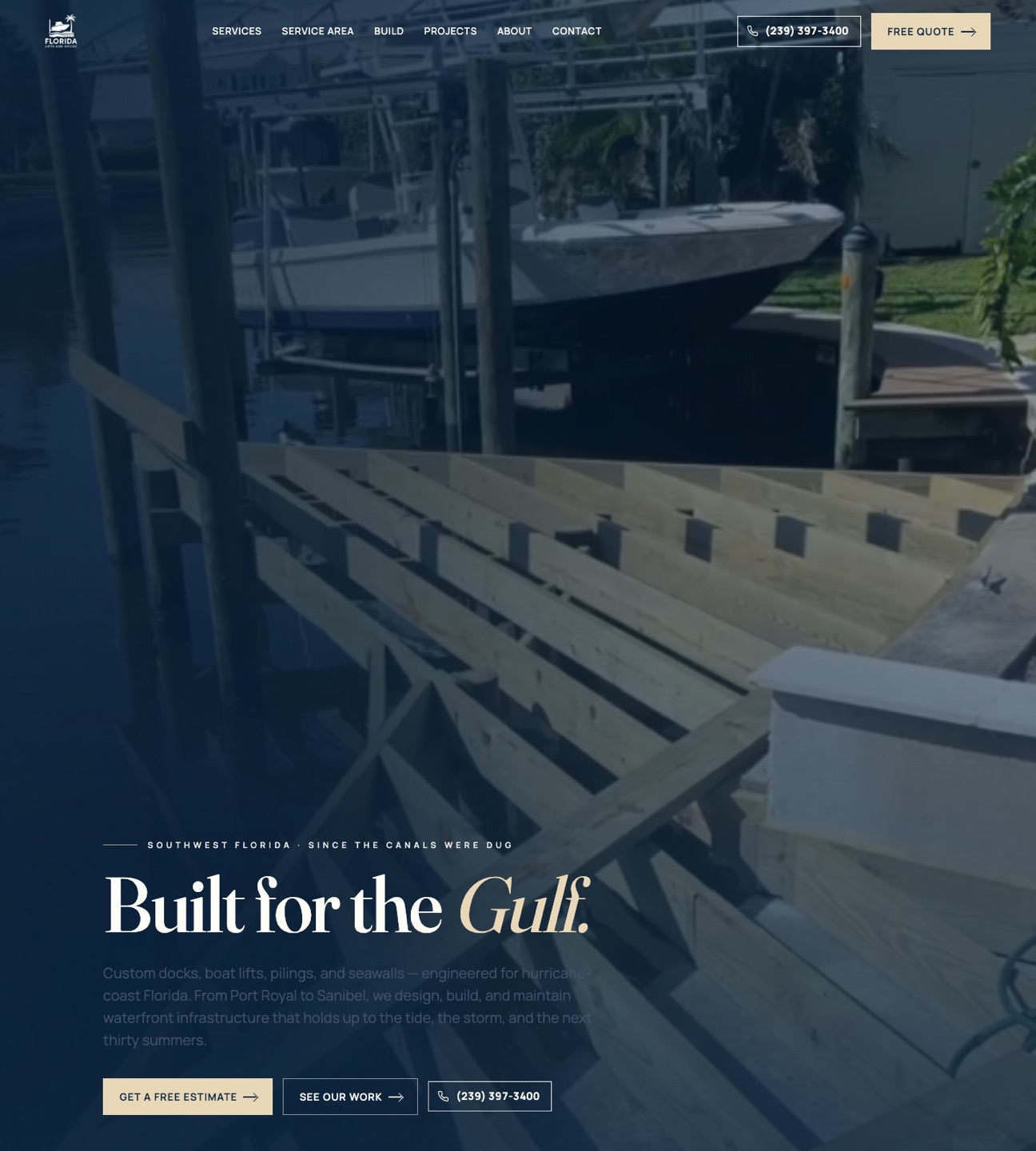 Florida Lifts & Docks — homepage