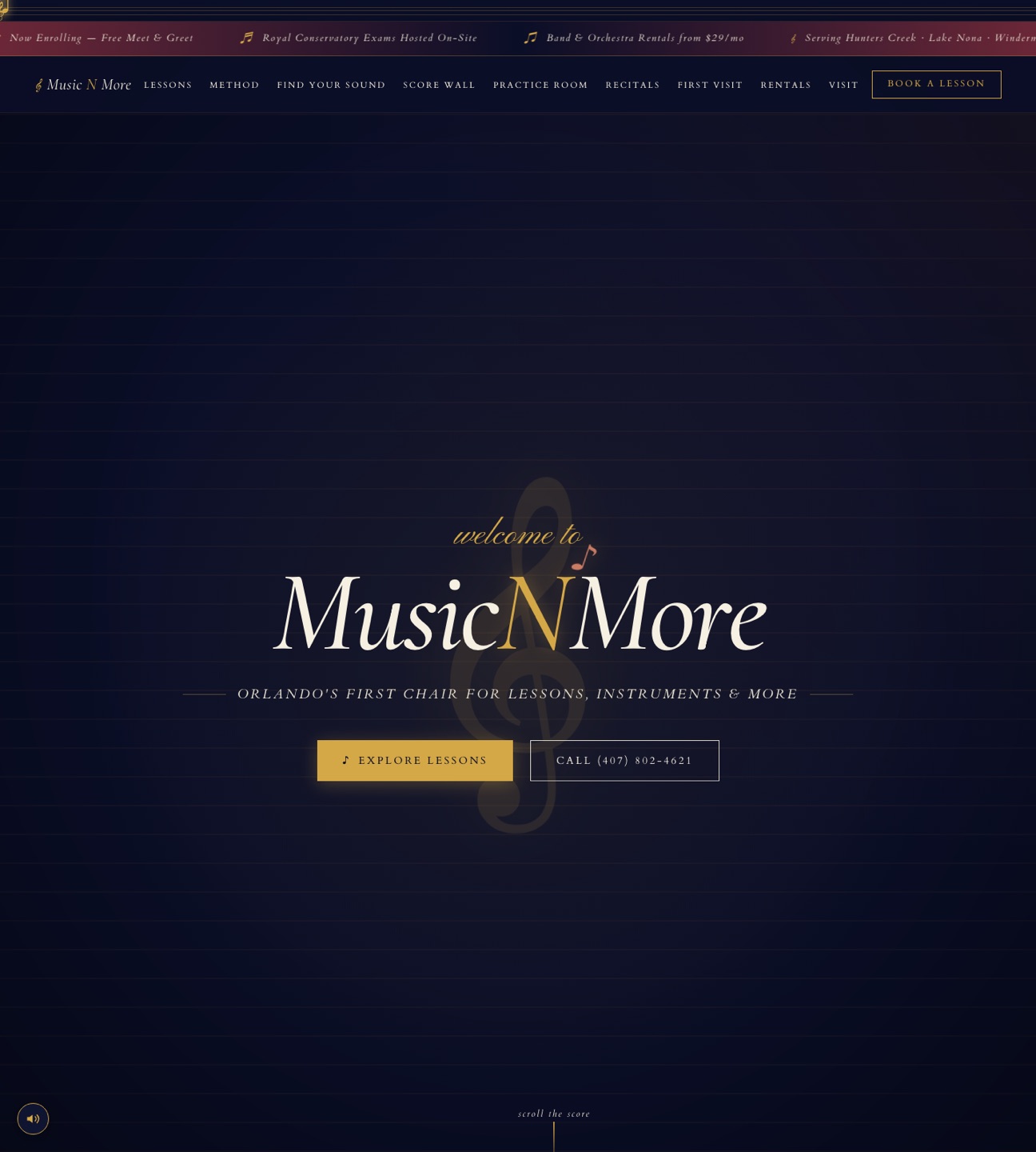 Music N More — homepage