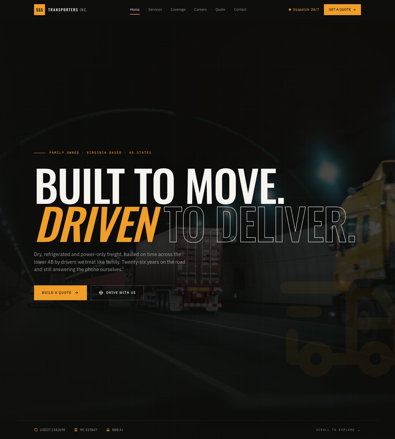 S&S Transporters — homepage